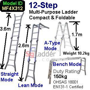 Multi-Purpose Ladder Singapore 12 Step